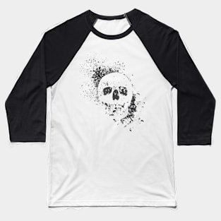 Blurred Skull Baseball T-Shirt